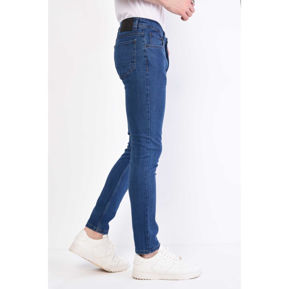 Heren Klassieke Spijkerbroek Slim Fit - DP/S-71 NW - Blauw