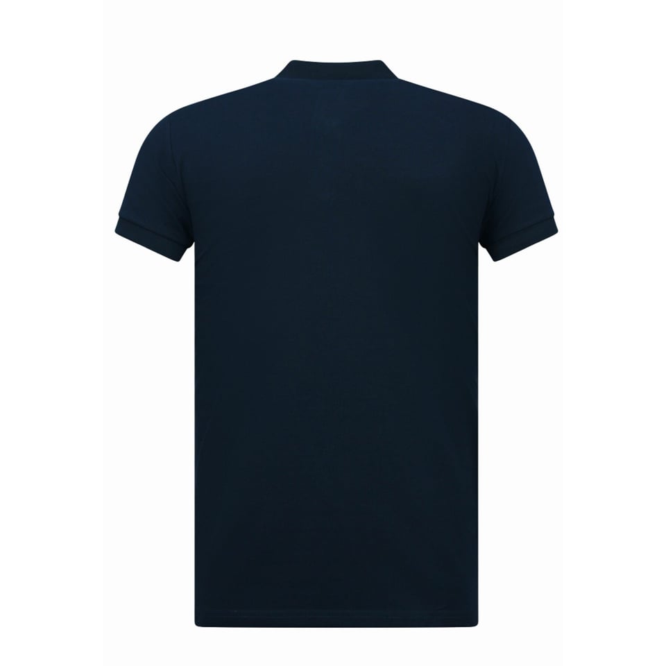 Heren Polo - Polo Heren Korte Mouw - Polo Shirt Heren - Slim Fit - A150 - Donker Blauw