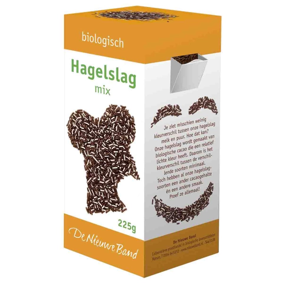Chocolade-Hagelslag Mix (Puur-Wit) Vegan