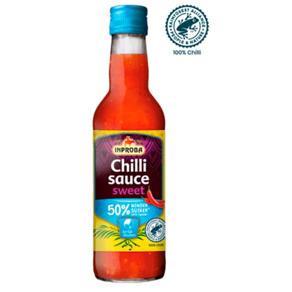 Inproba Chilisaus 50% Minder Suiker