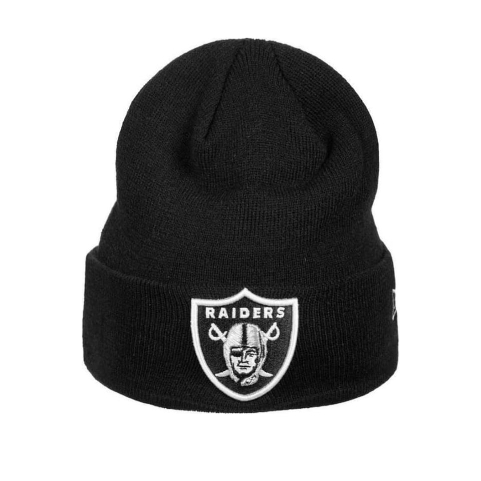 New Era Oakland Raiders Black Beanie