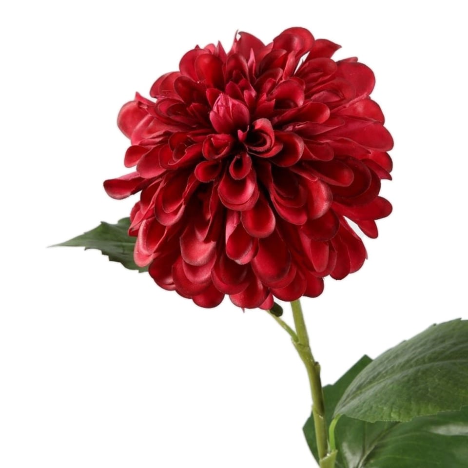 Kunstbloem Dahlia Hillcrest Bordeaux 76cm