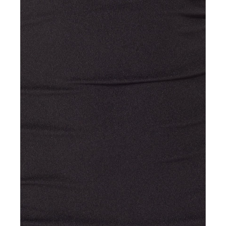 Polka Dot Sheer Ruffle Sleeve V Neck Bodycon Mini Dress - Dames - Zwart