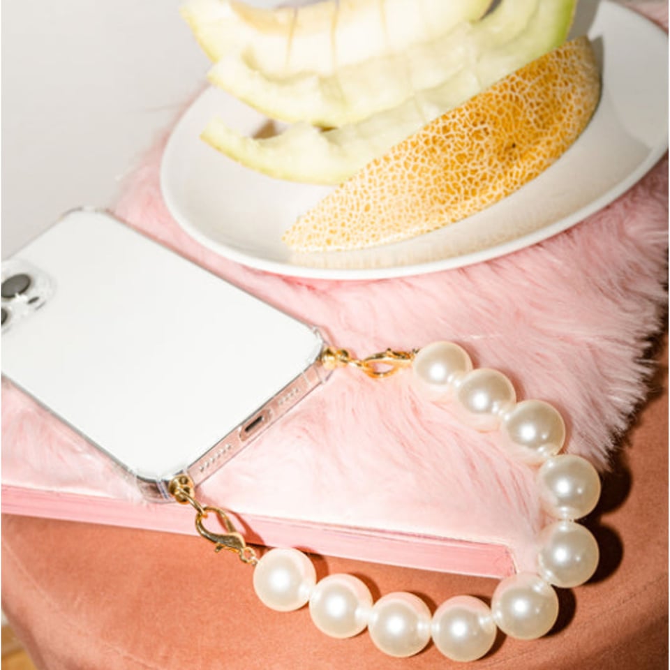 Transparant iPhone hoesje met haakjes