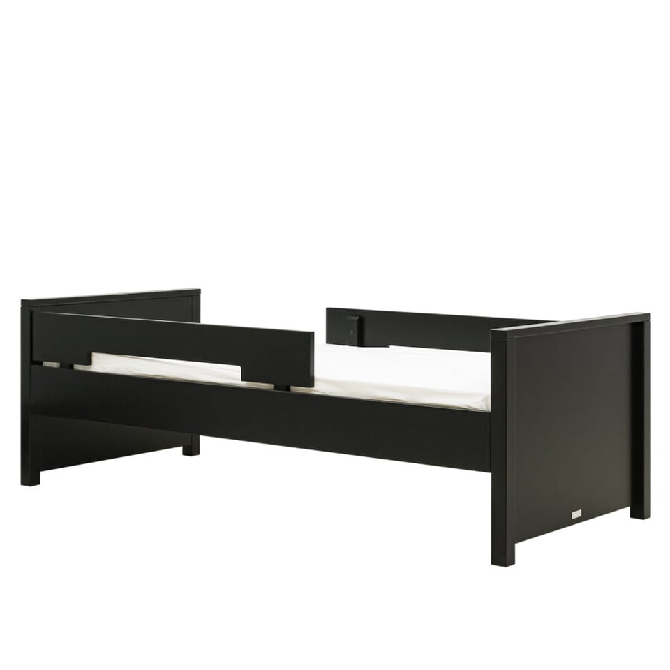 Bopita Jonne Ledikant 90x200 Mat Zwart ( Met 2 Uitvalbeschermers ) Zelf Ophalen Aanbieding