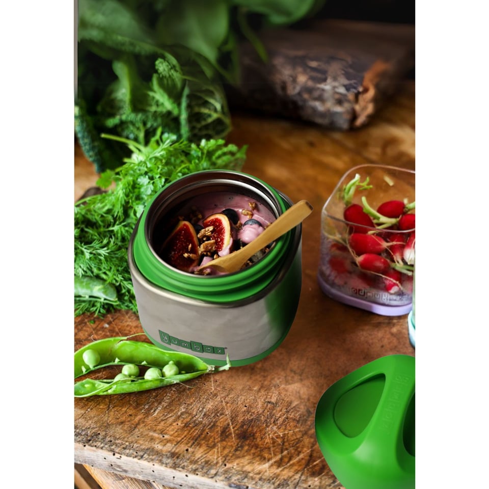 Yumbox Cubi Thermos Voedselpot Appel Groen 295ml - Groen