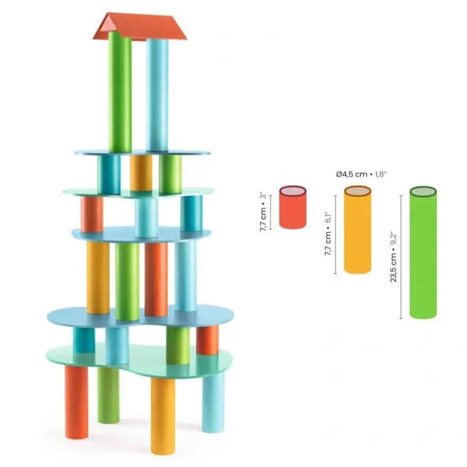 Djeco Constructieset Tubulo - Stapelen Met Tubes Tubulo