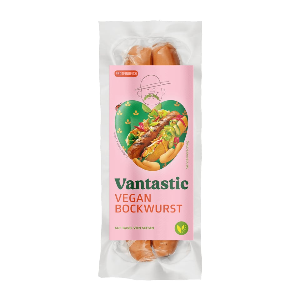 Vantastic Foods Bockwurst 200g