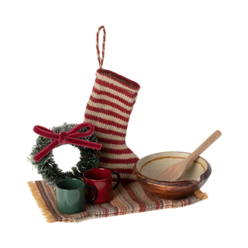 Maileg Cosy Christmas Set, Mouse