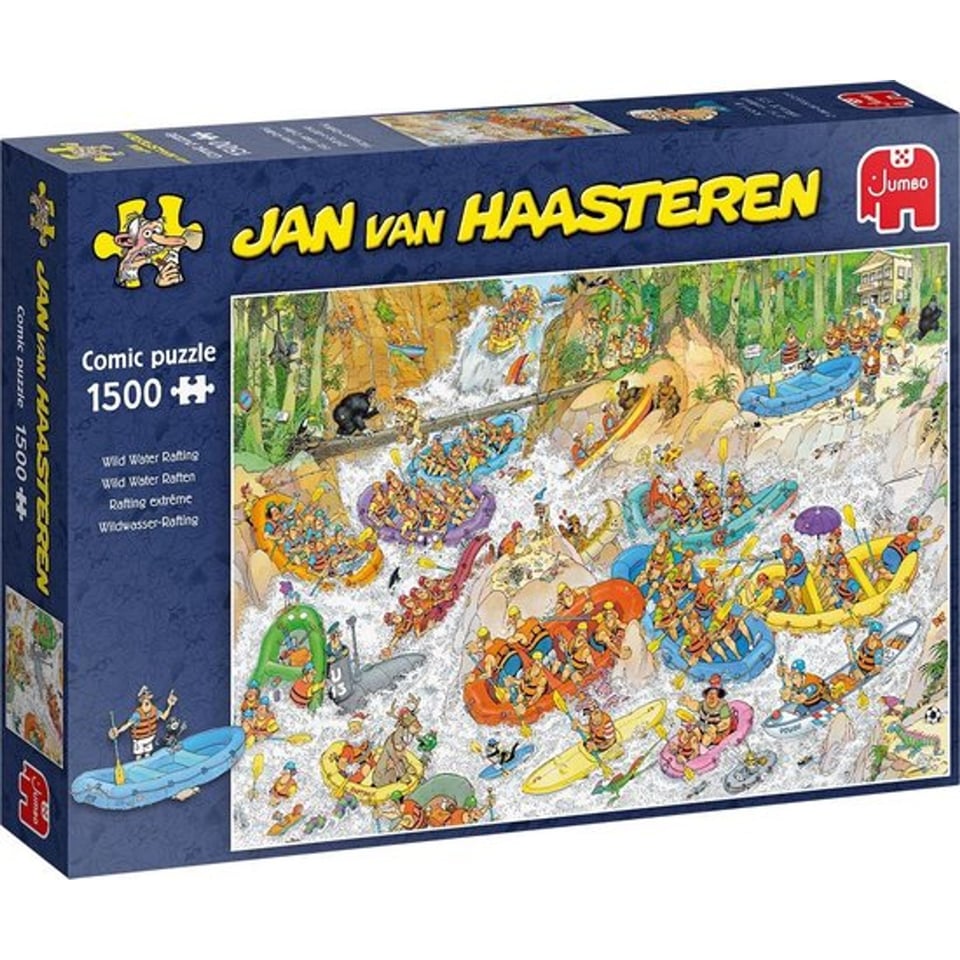 Jan Van Haasteren Puzzel Wild Water Rafting 1500 Stukjes