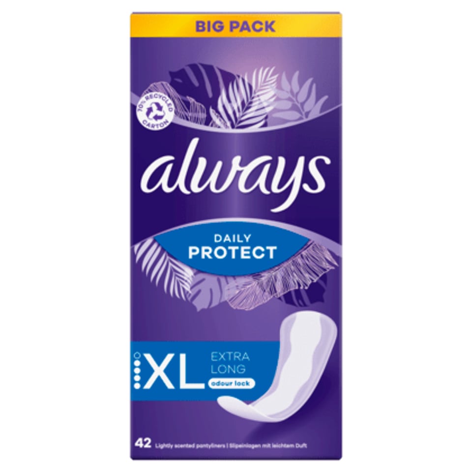 Always Inlegkruisjes Protect Extra Long Odour