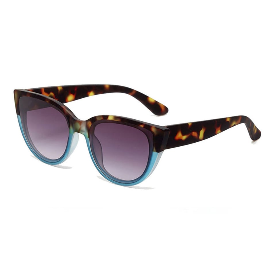 Zonnebril SILVIA Cat-Eye Havana Blue OK020-HB