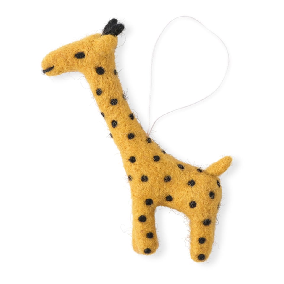 Aveva Kleine Hanger Giraffe Mosterd