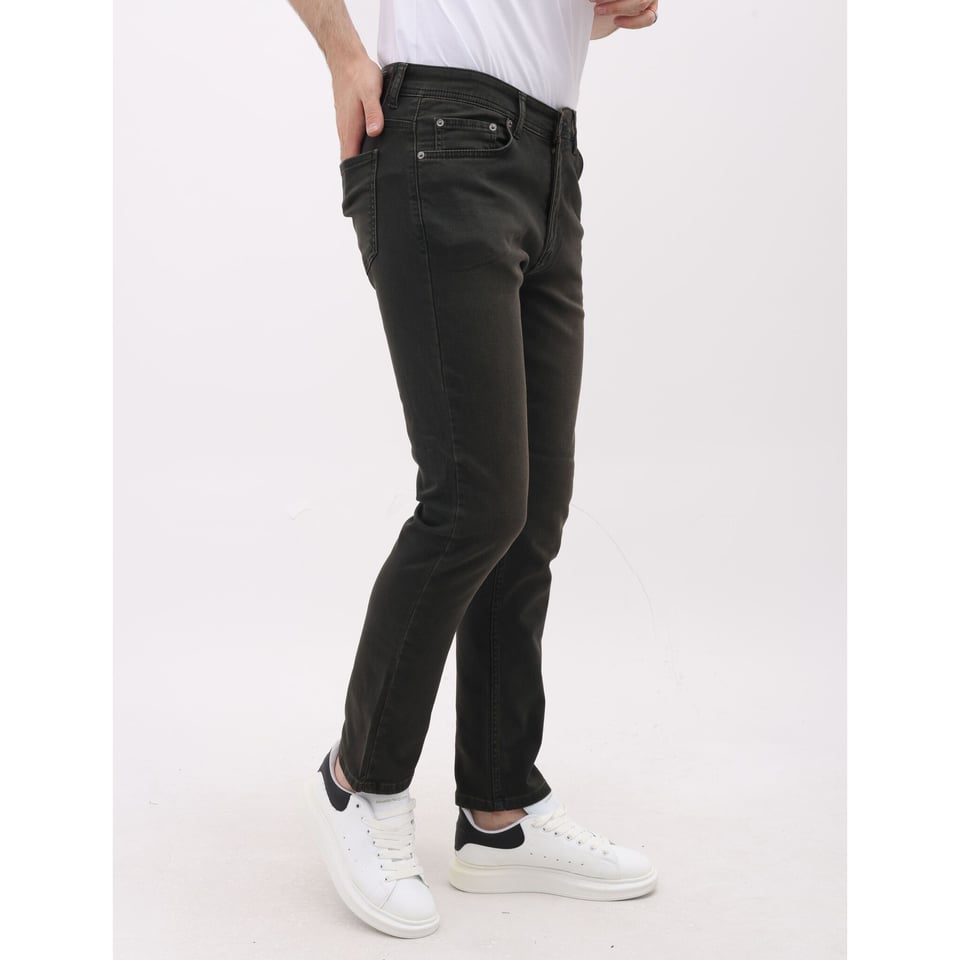 Spijkerbroek Mannen - Regular Fit - Heren Jeans Stretch - MM-R-17 - Donker Groen