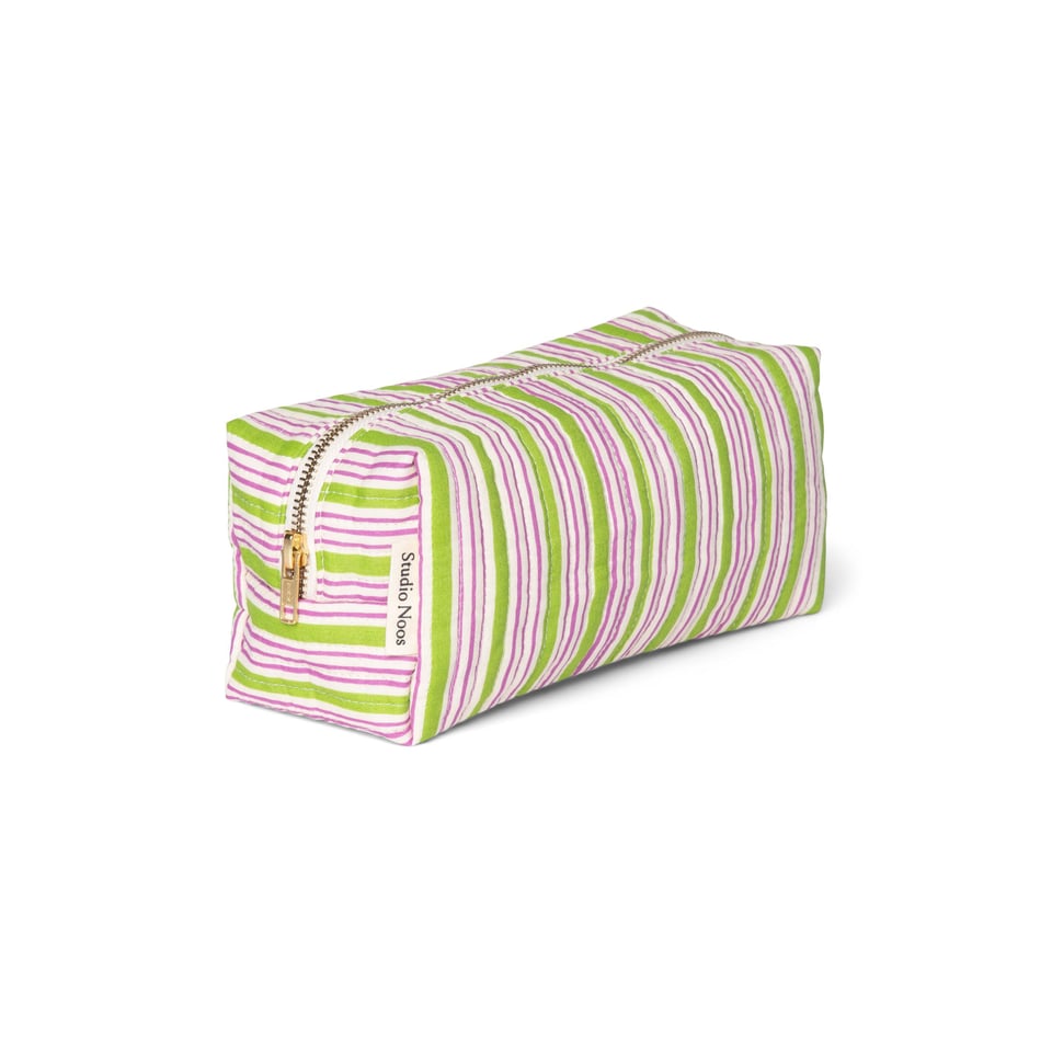 Titane Cotton Striped Pouch