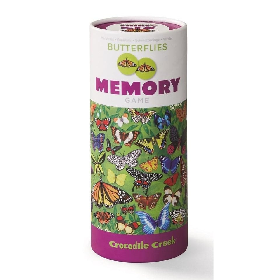 Crocodile Creek Animal Memory Game Butterflies 72 Delig 3+