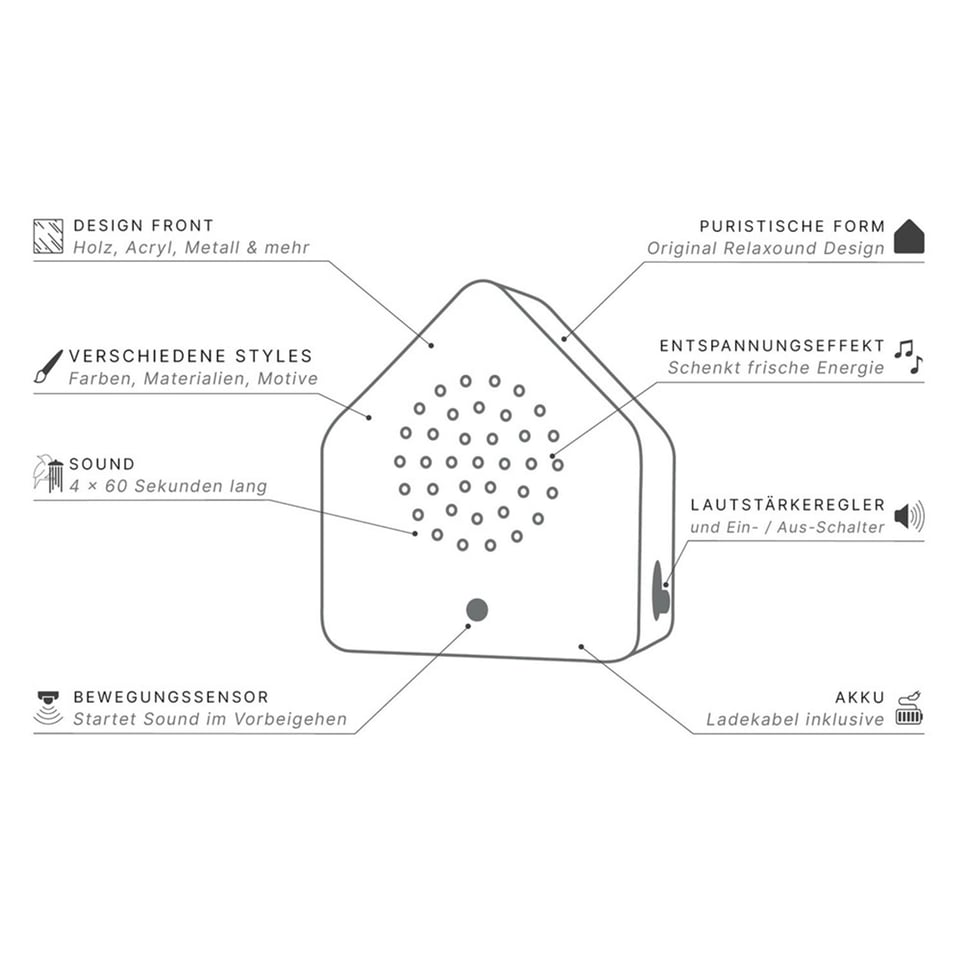Vogelhuisje Satellite Zanglijster Eiken Hout
