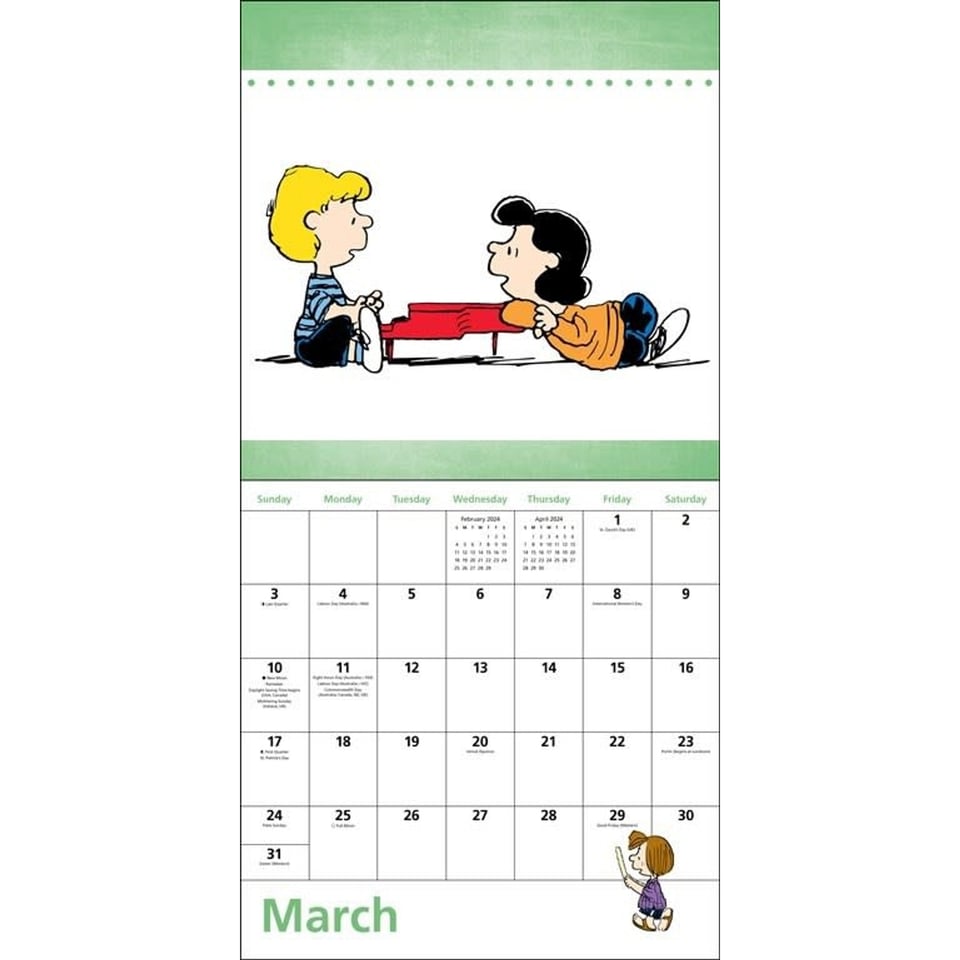 Peanuts 2024 Calendar - 2024 Kalender