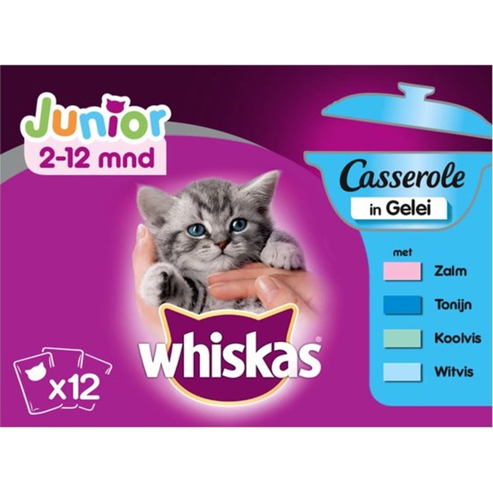 Whiskas Casserole Junior Vis S
