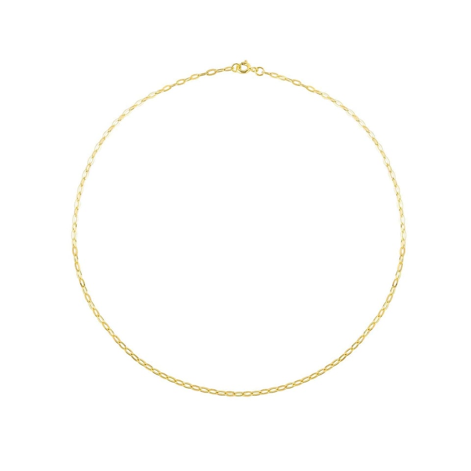 Gold Plated Necklace Short Link