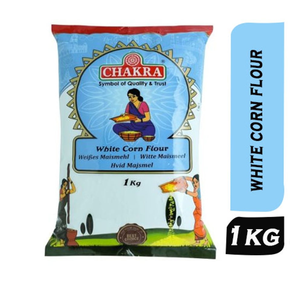 Chakra White Corn Flour 1 KG