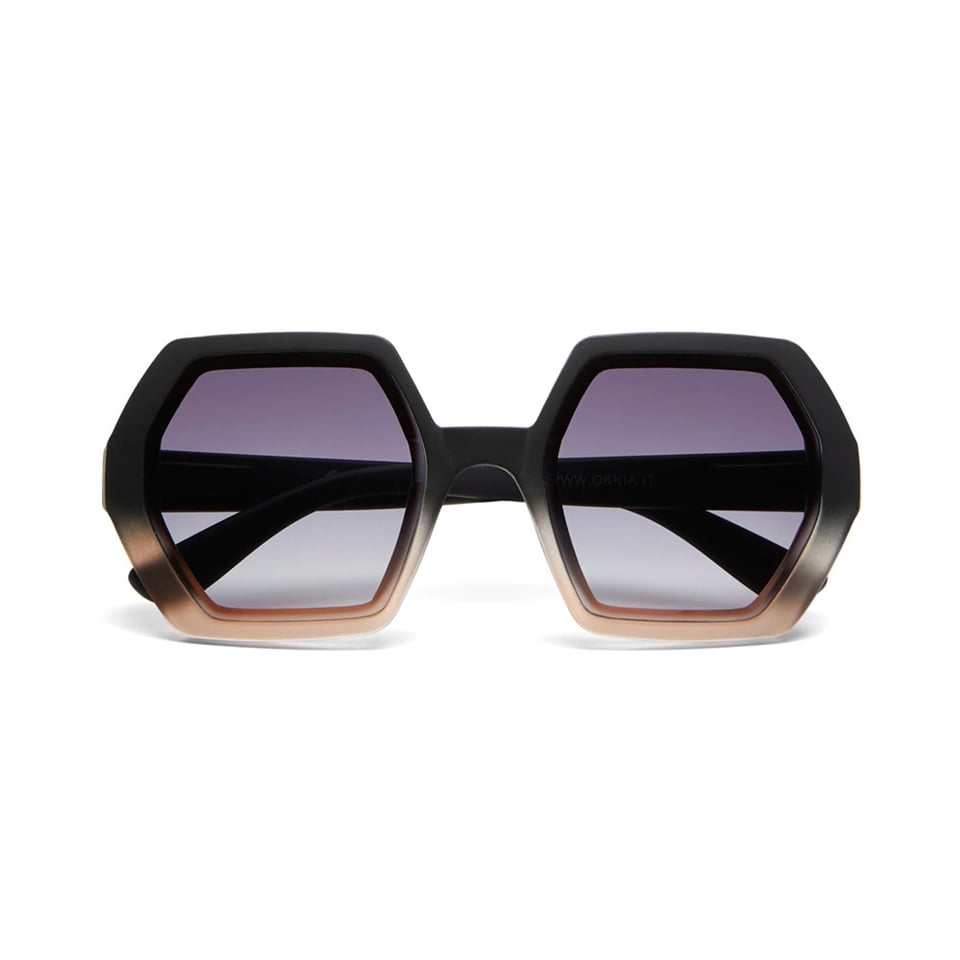 Zonnebril EMMA Hexagon Black Rose OK015-BP
