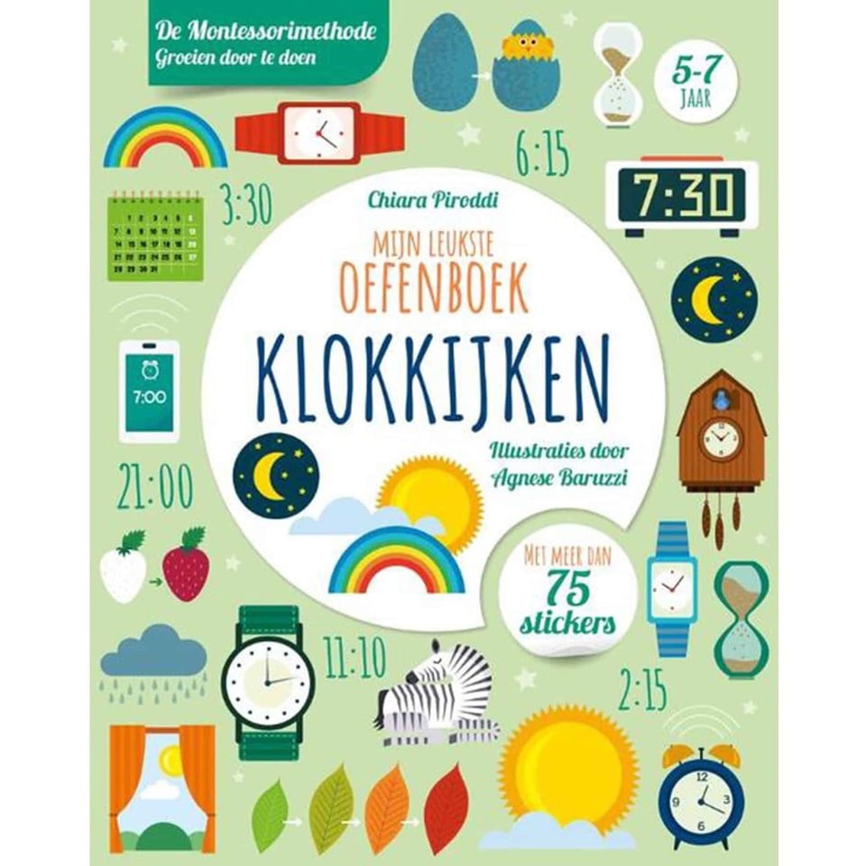 Mijn Leukste Oefenboek Klokkijken