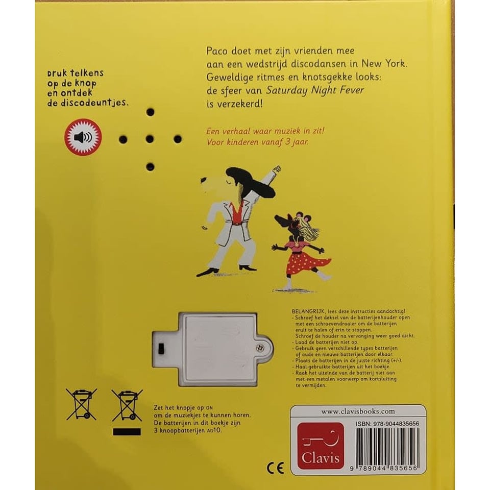 Clavis Geluidenboek Paco in De Disco 3+