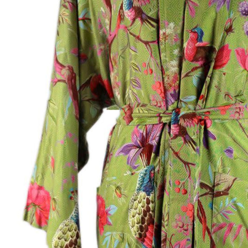 Kimono Royal Paradise Moss Viscose One-Size