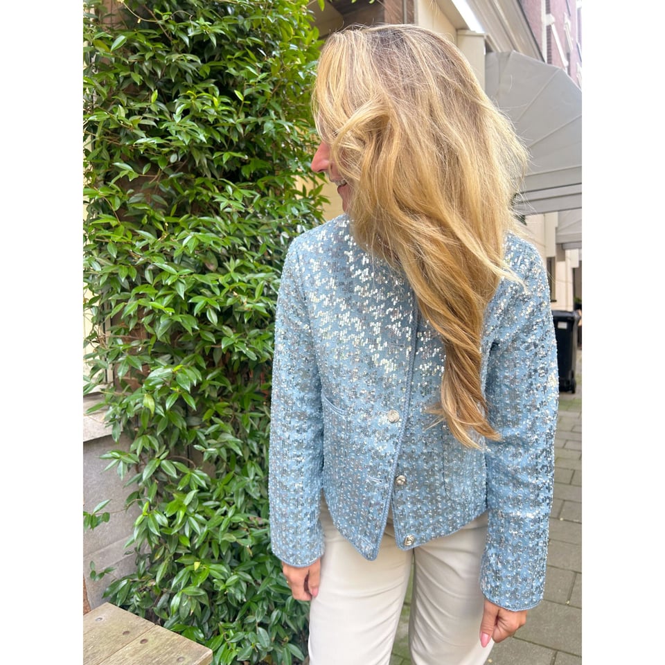 Gaya jacket - Blue sequins 