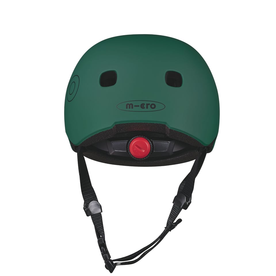 Micro PC Helm Deluxe Forest Green - Maat: M (52-56 Cm)