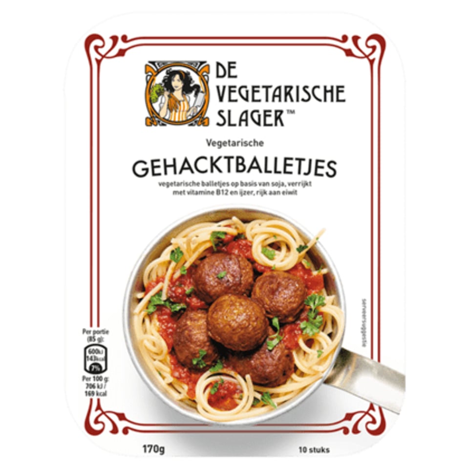 Vegetarische Slager Mini Gehacktballetjes Vegetarisch