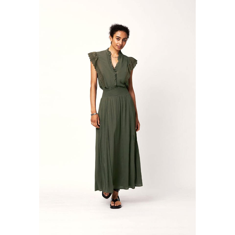 Dante6 Mahina Long Skirt - Vetiver Green