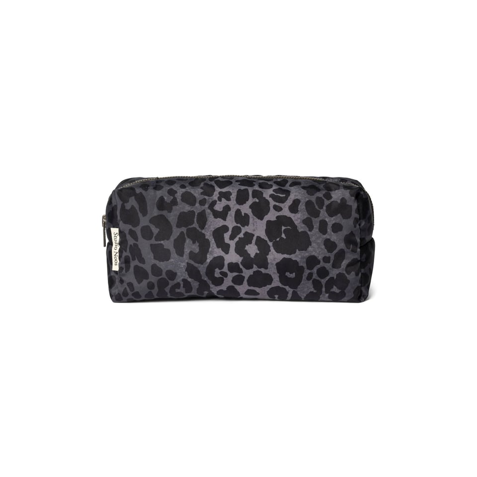 Antra Leopard Puffy Pouch