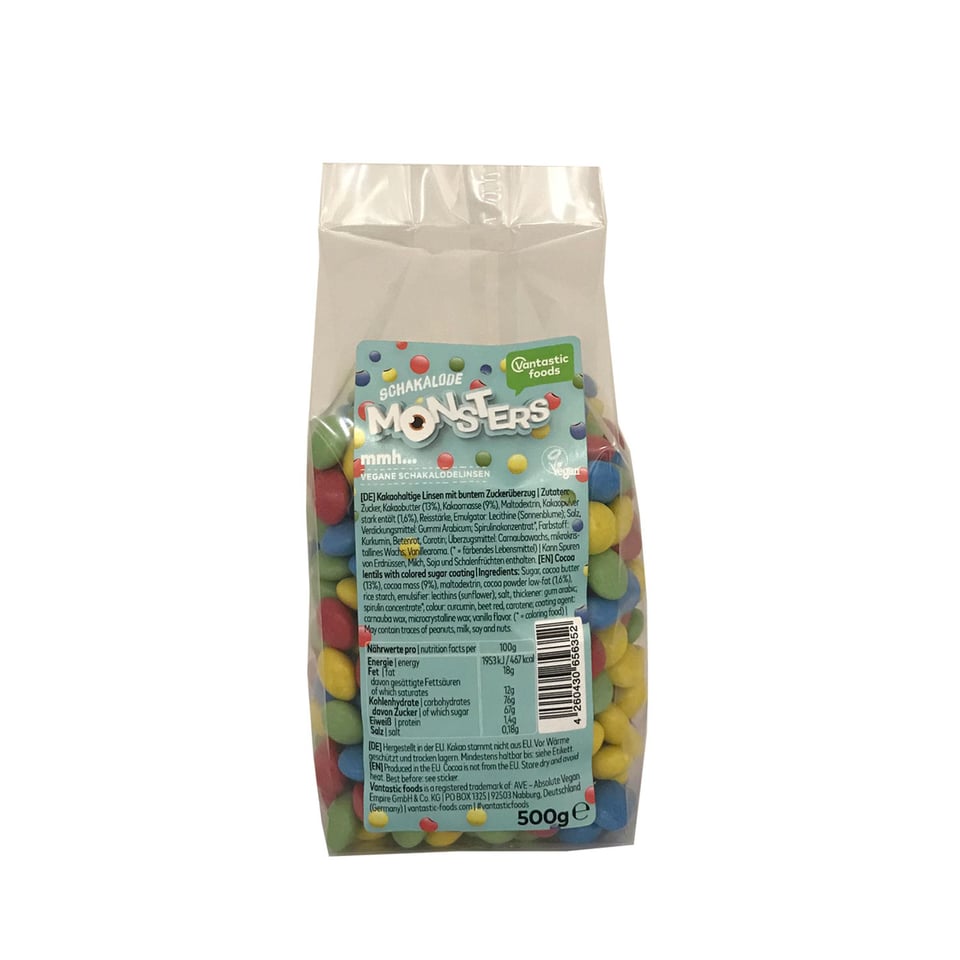 Vantastic Happy Choc Drops 500g BULK