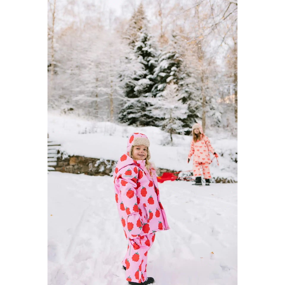 Tiny Cottons Raspberries Snow Jacket Pink