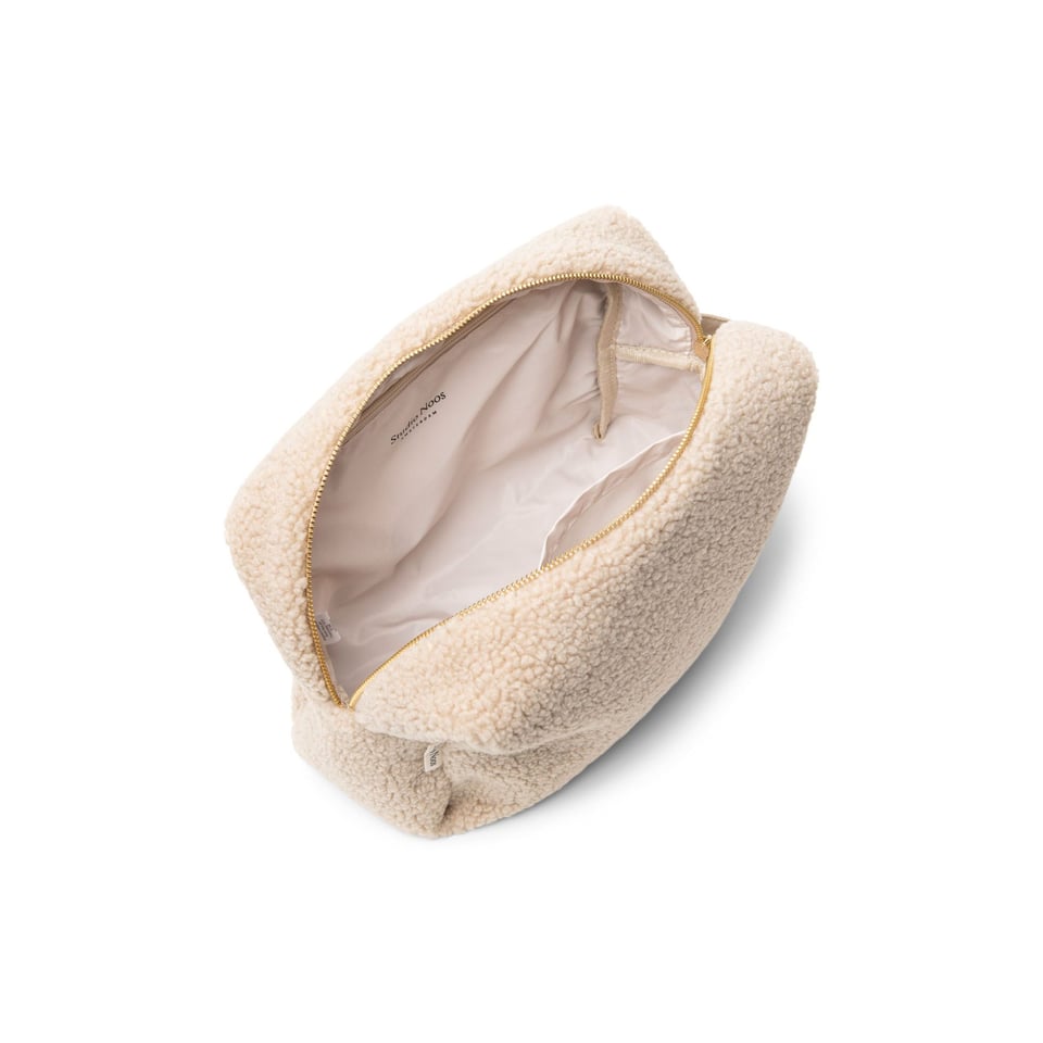 Teddy Toiletry Bag  Ecru - Ecru / OS