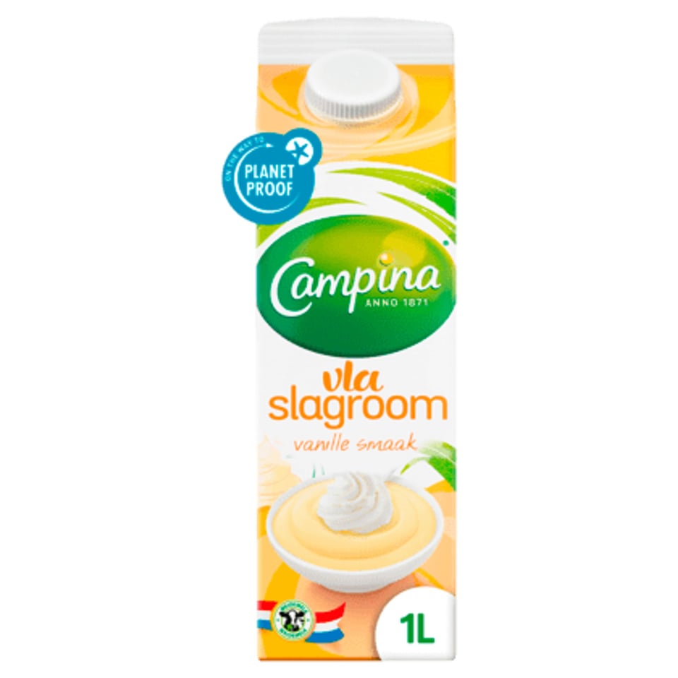 Campina Slagroomvla Vanille