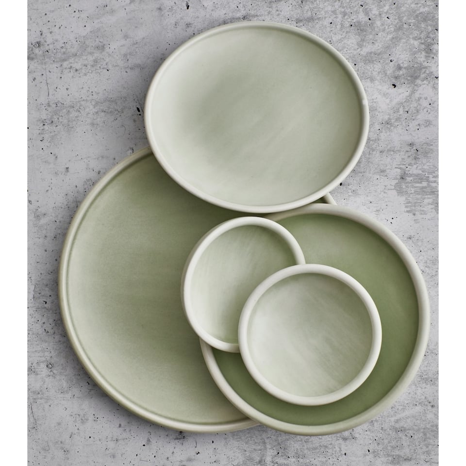 Bord Jade Green 20 Cm VERHUUR