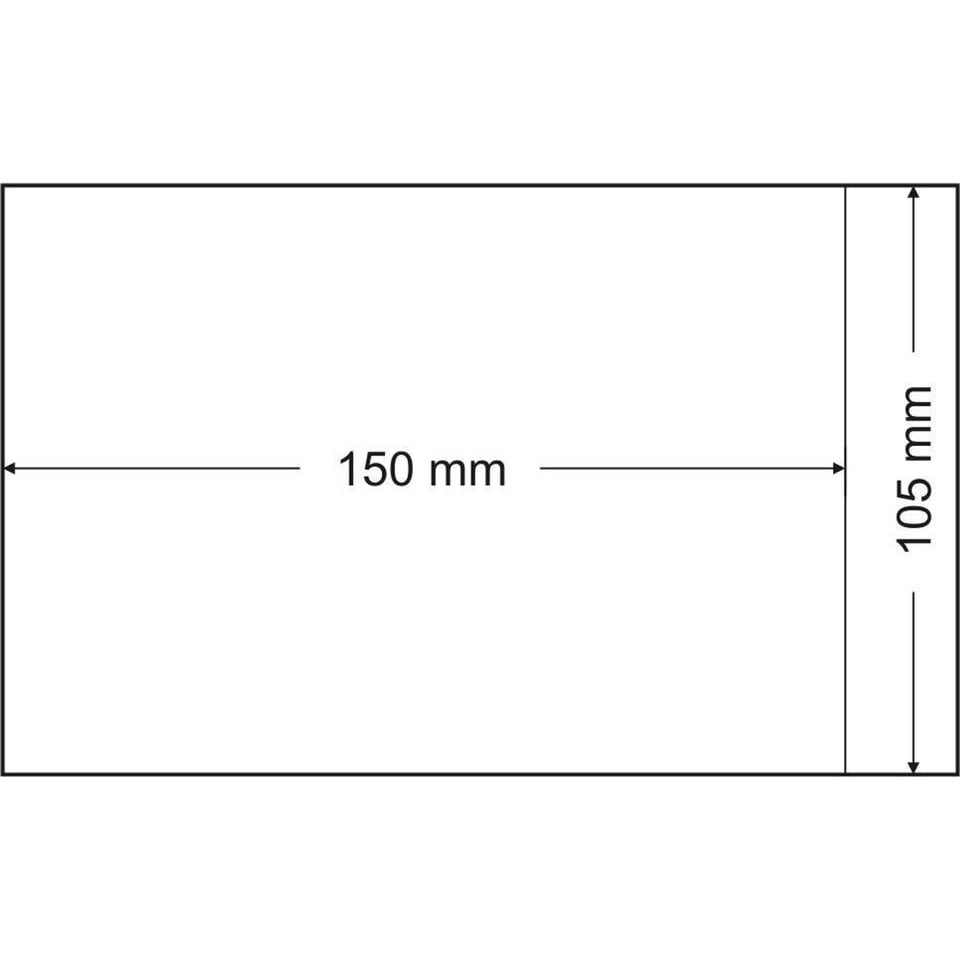 Pergamijnzakjes 105 X 150 Mm - 500 Stuks