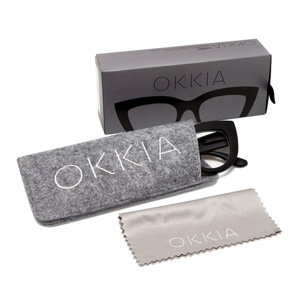 Leesbril CLAUDIA Cat-Eye Black OK023BK