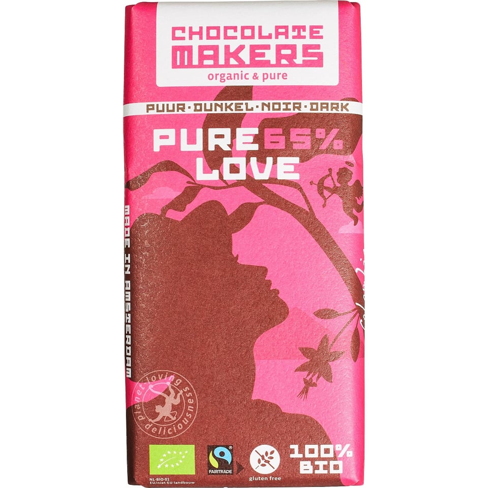 Chocoladereep Puur Liefde 65%