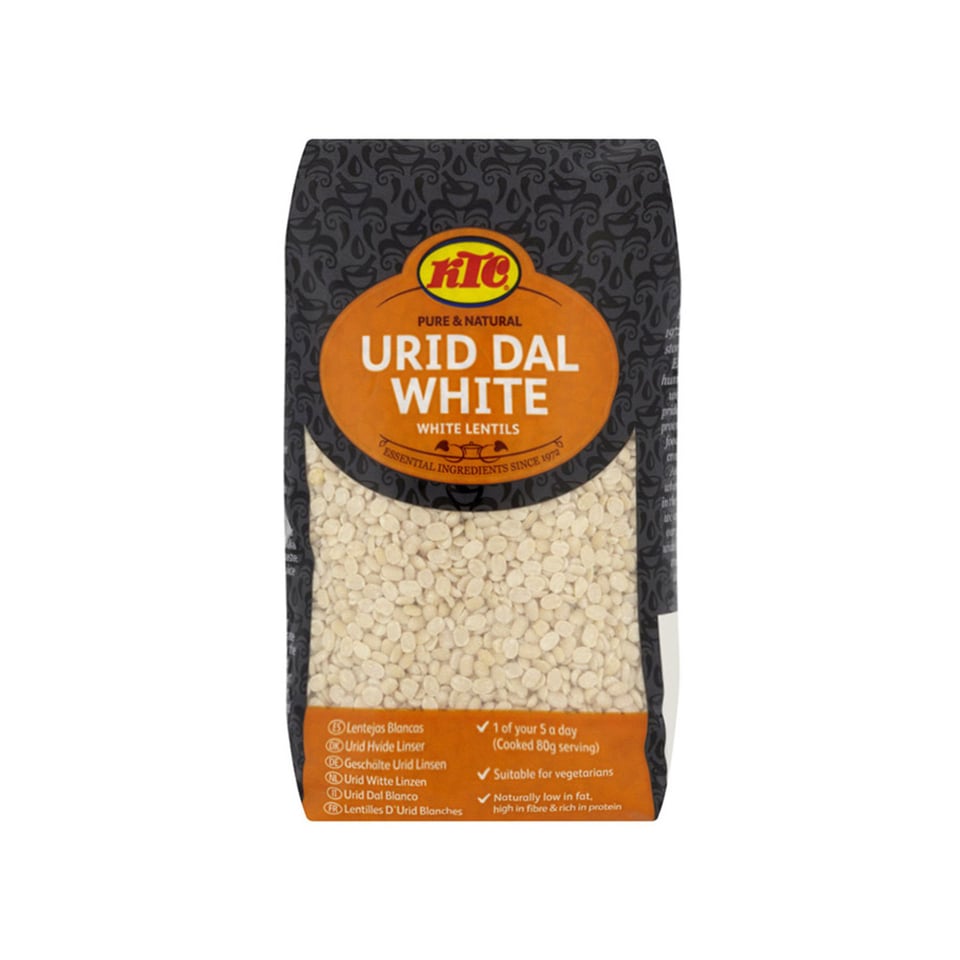 Ktc Pure & Natural Urid Dal White Lentils 500G