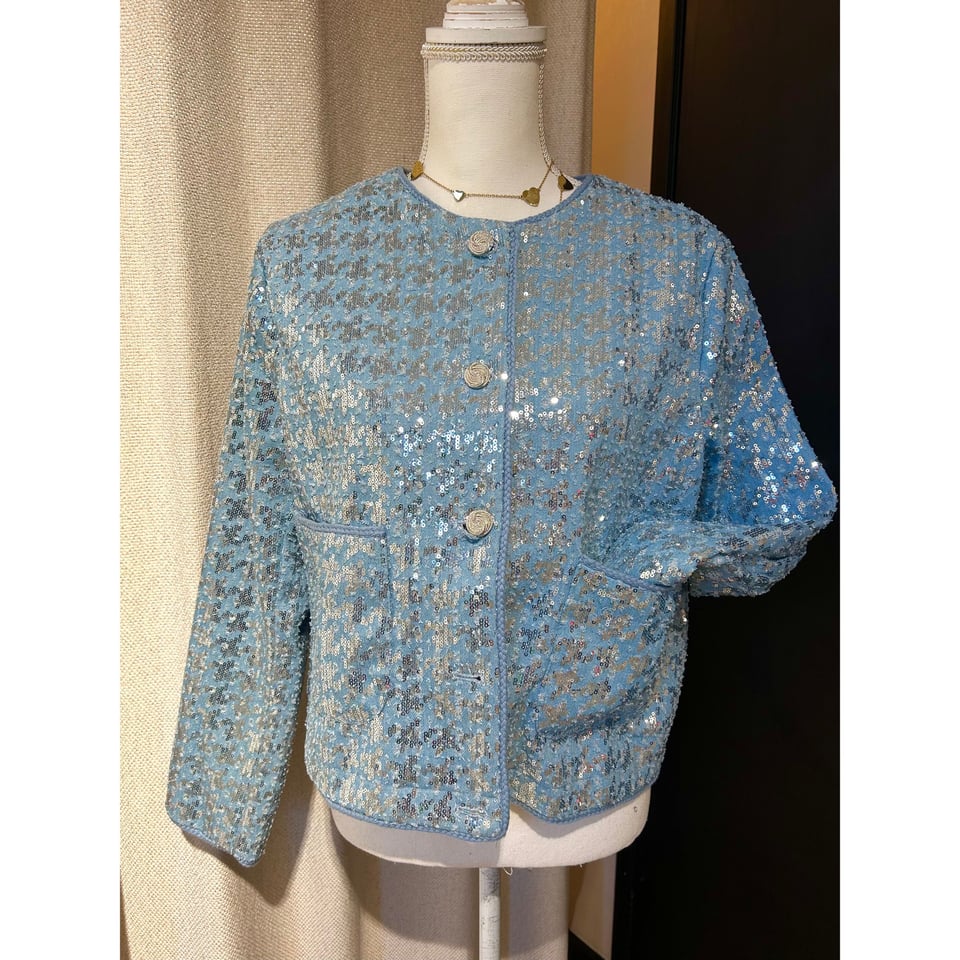 Gaya jacket - Blue sequins 