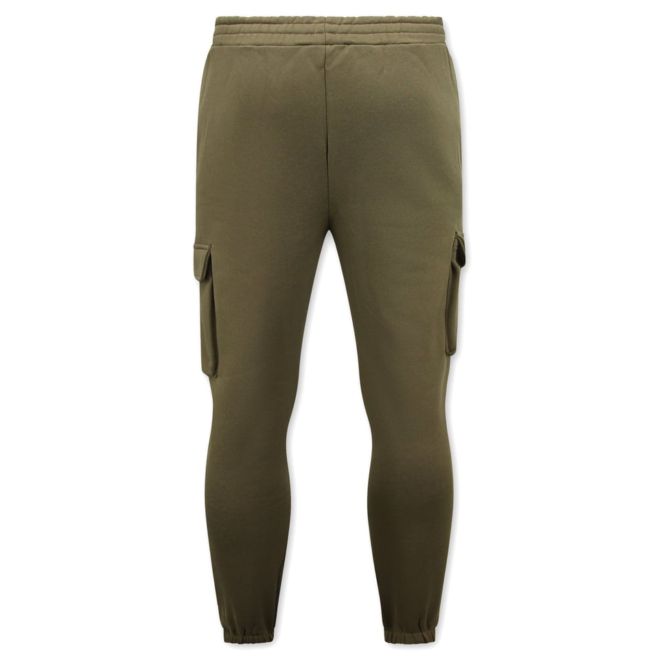 Heren Trainingspakken Volwassenen - Oversized Joggingpak - Dik Geweven - Bruin