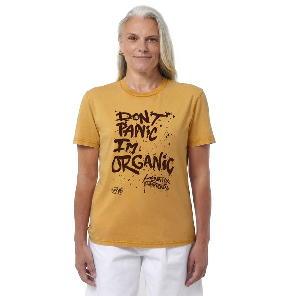 Don't Panic I'm Organic T-Shirt - Vintage