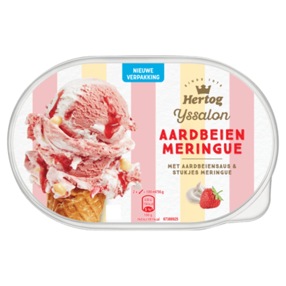 Hertog IJs Aardbei Meringue