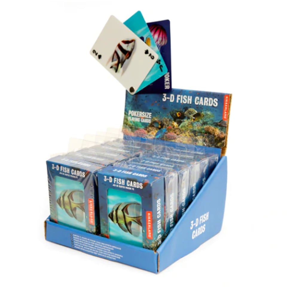 Speelkaarten 3D Vissen