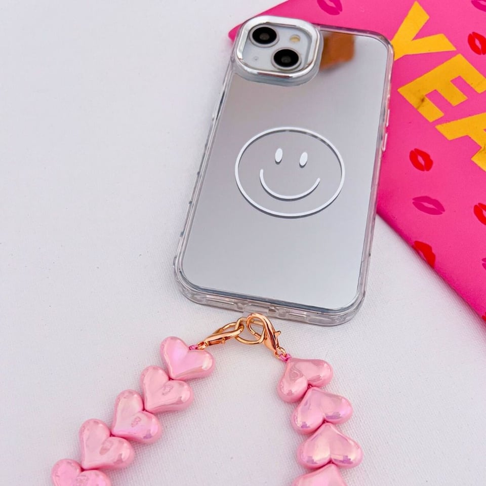 Smiley Mirror Hoesje  Glanzende finish