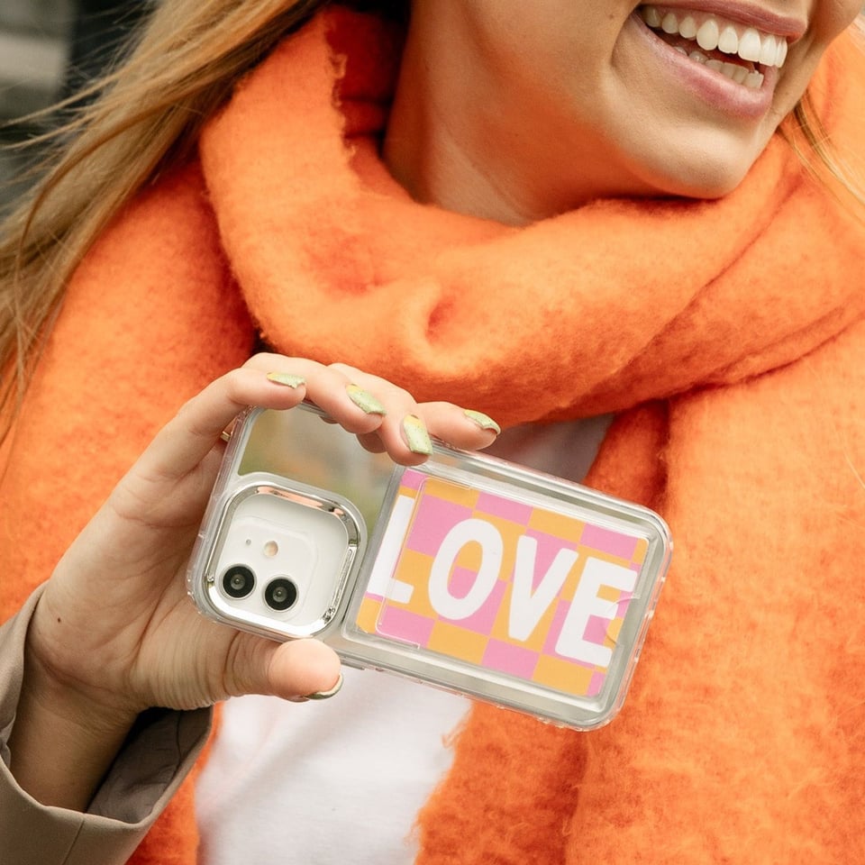 Sticker Wallet Telefoon  Transparante Pasjeshouder voor Achterkant Telefoon